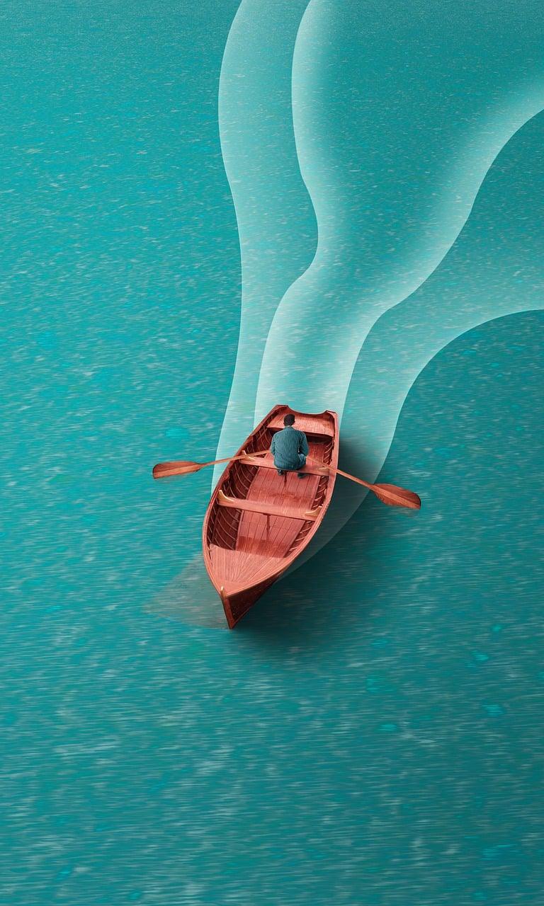boat, sea, ocean, rowing, wood, man, person, water, calm, fantasy, reflection, tranquil, color, scenic, colorful, boat, boat, boat, boat, boat, sea, ocean, ocean, water, calm, nature, fantasy, fantasy